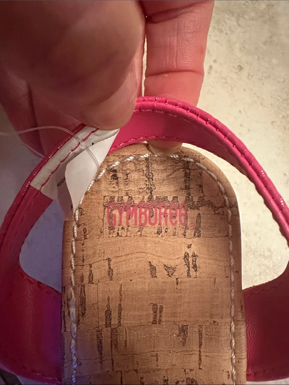 Brand NEW! Girls' Gymboree Pink Floral Cork Wedge Sandals